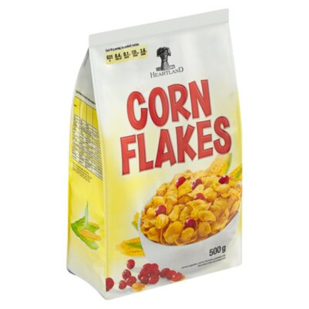 HEARTLAND CORNFLAKES 500G